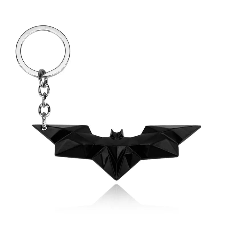 DC Batman Metal Keychain | Gothic Hero Badge Pendant Keyring For Cars, Bags & Heavy-Metal Souls