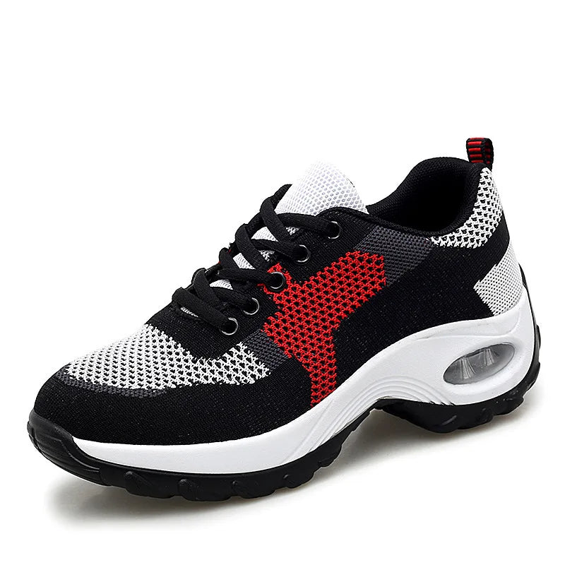 Women's Lightweight Air Cushion Walking Shoes - Breathable Mesh, Casual Sport Shoes for Spring & Autumn - Premium shoes from Lizard Vigilante - Just $48.88! Shop now at Lizard Vigilante