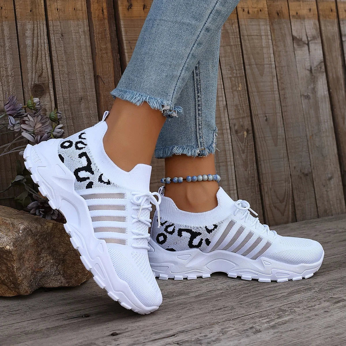 Summer Women Casual Shoes High-quality Breathable Sports Shoes Thick Soled Ankle Boots Zapatillas De Mujer 2025 New White Shoes