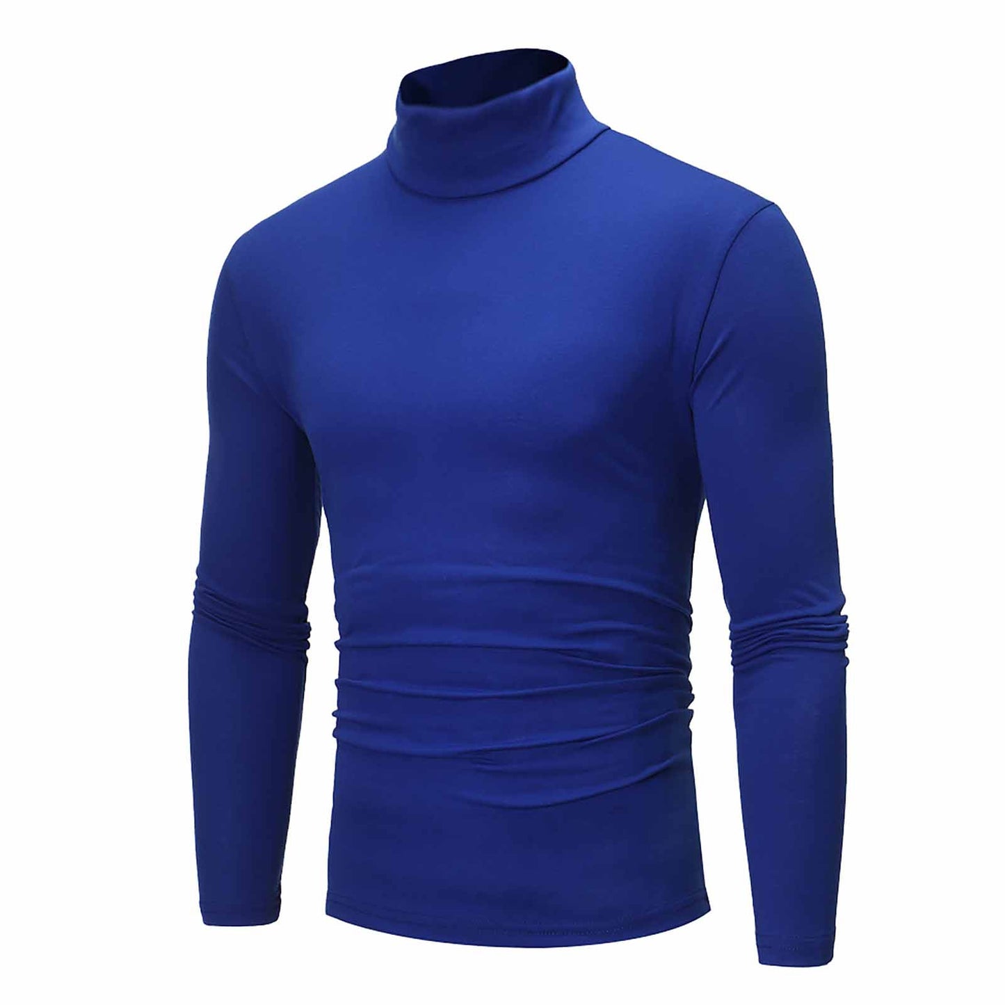 Men's Thermal Long Sleeve Turtleneck T-Shirt – Casual Slim Fit Pullover Top for Autumn and Winter - Premium turtleneck from Lizard Vigilante - Just $32.88! Shop now at Lizard Vigilante