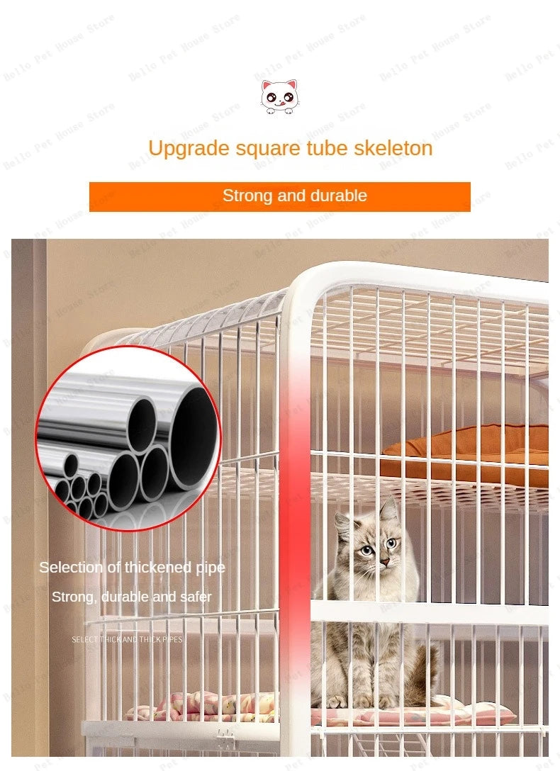 Cathedral of Chaos — Multi-Level Iron Fortress Cat Villa for Feral Royalty & Streetwise Legends