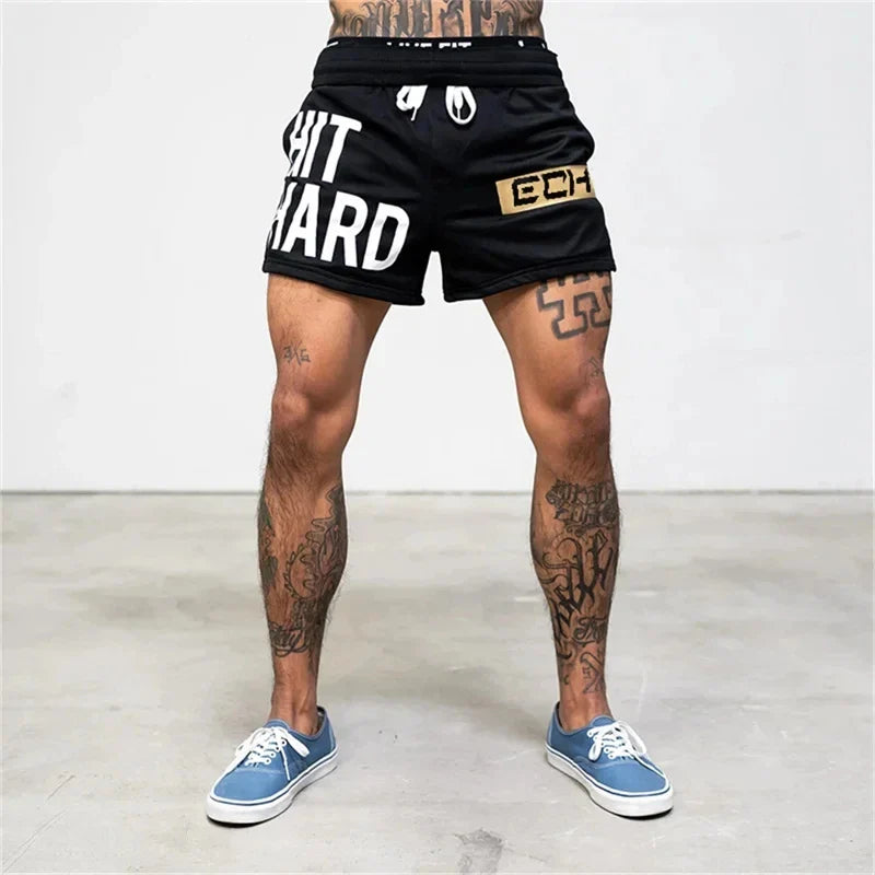 2024 Summer New Men Shorts Casual Sports shorts Fitness Exercise Beach Shorts Breathable Mesh Shorts Jogger Men's Brand shorts - Premium shorts from Lizard Vigilante - Just $18.99! Shop now at Lizard Vigilante