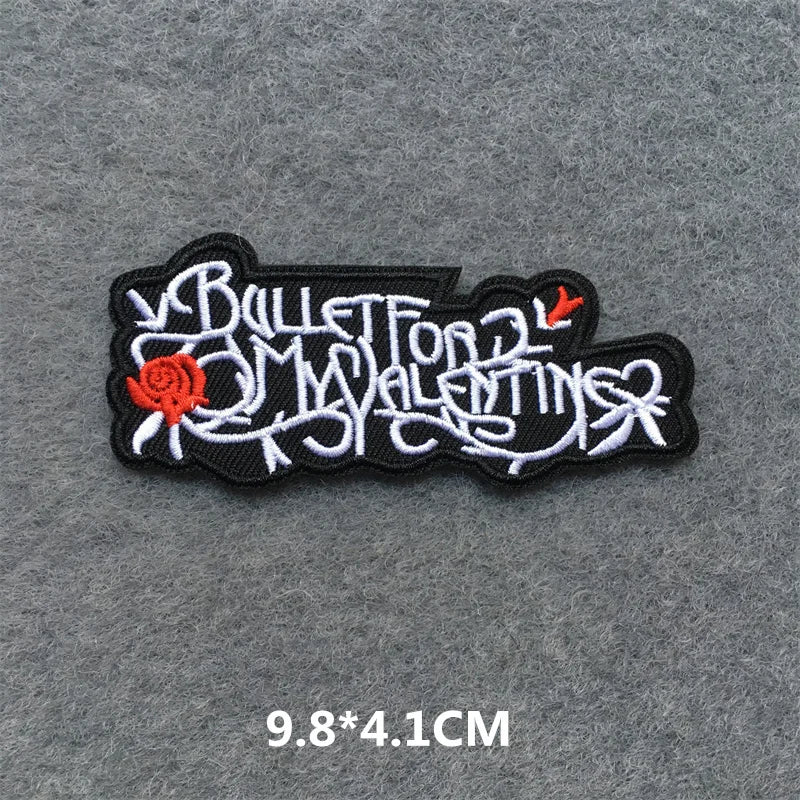 Rock Band Embroidered Patches – DIY Iron-On Appliques for Jackets, Jeans, and Clothing - Premium patches from Lizard Vigilante - Just $8.49! Shop now at Lizard Vigilante