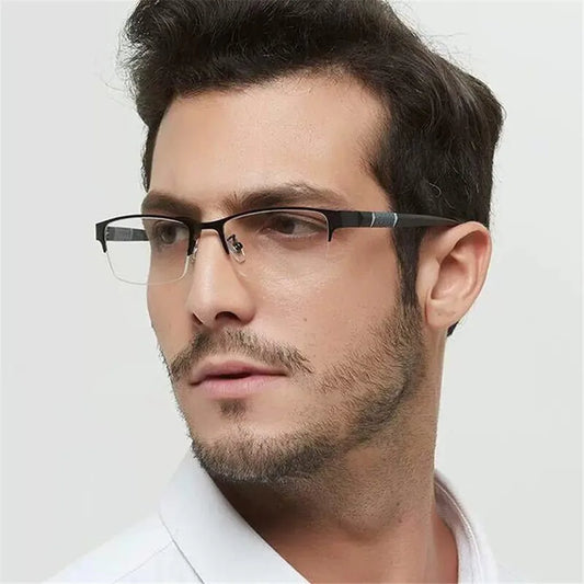 Premium Reading Glasses for Men & Women – High-Quality Half-Frame Diopter Eyeglasses, Classic Rectangular Design, Multiple Power Options (+1.0 to +3.5) - Premium reading glasses from Lizard Vigilantea - Just $23.88! Shop now at Lizard Vigilante