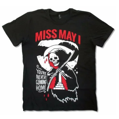 Miss May I Heavy Metal Cotton T-shirt Black Tees Rock T Shirt Harajuku Streetwear Mens Short Sleeve T-shirt Graphic Tees Tops - Premium T-Shirt from Lizard Vigilante - Just $23.99! Shop now at Lizard Vigilante