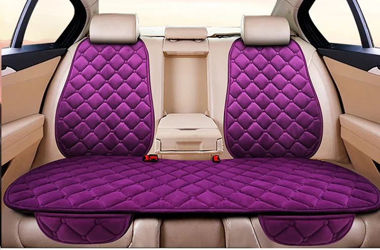 Premium Artificial Fur Car Seat Covers for Renault Kadjar F3 X45 - Front & Rear Velvet Cushions - Premium seat covers from Lizard Vigilante - Just $14.99! Shop now at Lizard Vigilante