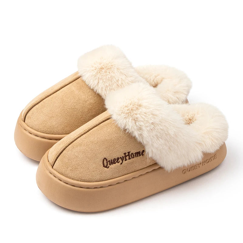 Winter Cotton Slippers | Warm Plush Indoor-Outdoor Shoes for Women & Men | Versatile Flat-Bottom Design with Anti-Slip Soles - Premium slippers from Lizard Vigilante - Just $28.88! Shop now at Lizard Vigilante