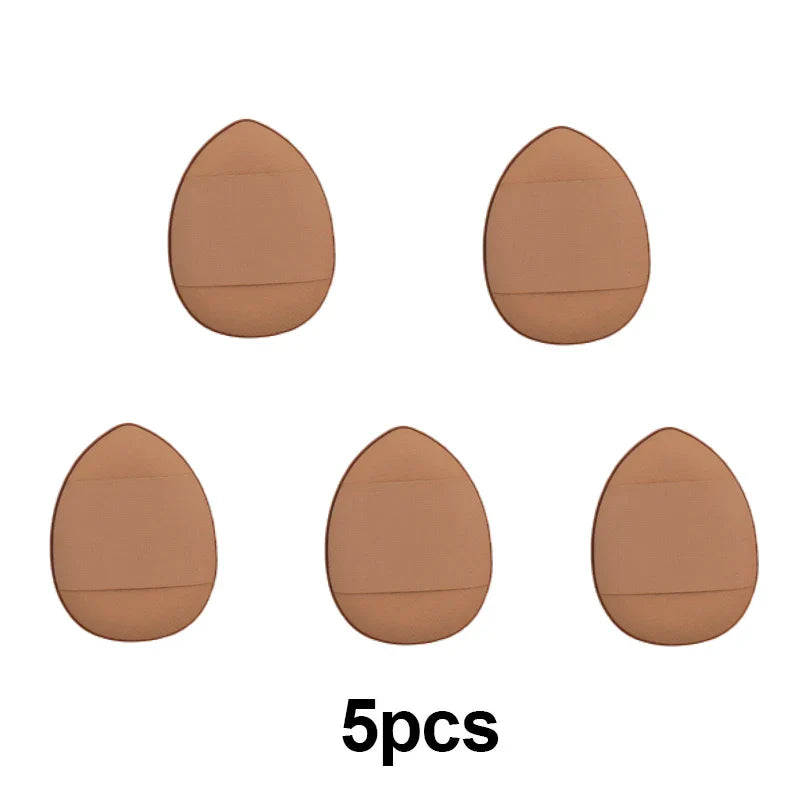 5/10Pcs Mini Finger Puff Foundation Small Air Cushion Powder Sponge Face Concealer BB Cream Cosmetic Applicator Makeup Tools