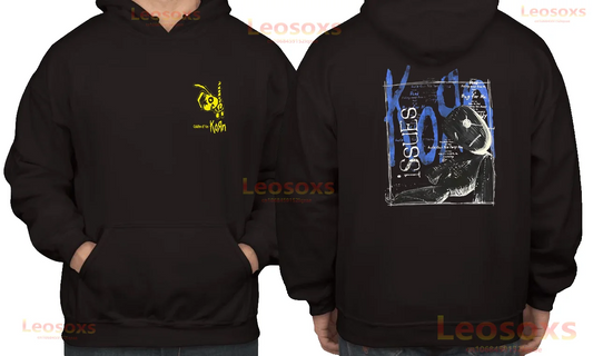 Korn "Follow the Leader" Walkman Hoodie | Retro Gothic Rock Band Long Sleeve Sweatshirt - Premium Hoodie from Lizard Vigilante - Just $48.88! Shop now at Lizard Vigilante