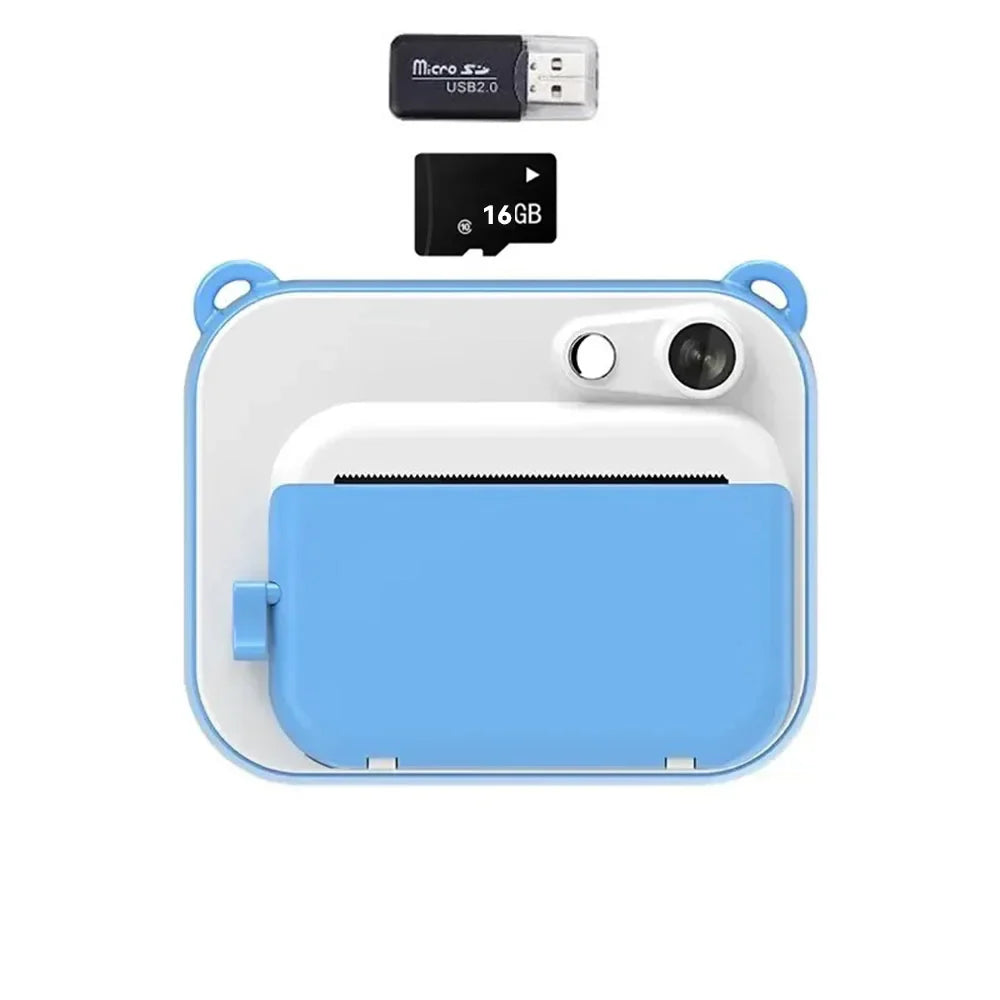 Children's Camera With Print Kids Instant Print Camera Digital Photo Camera Girl's Child Camera Video Boy's Birthday Gift