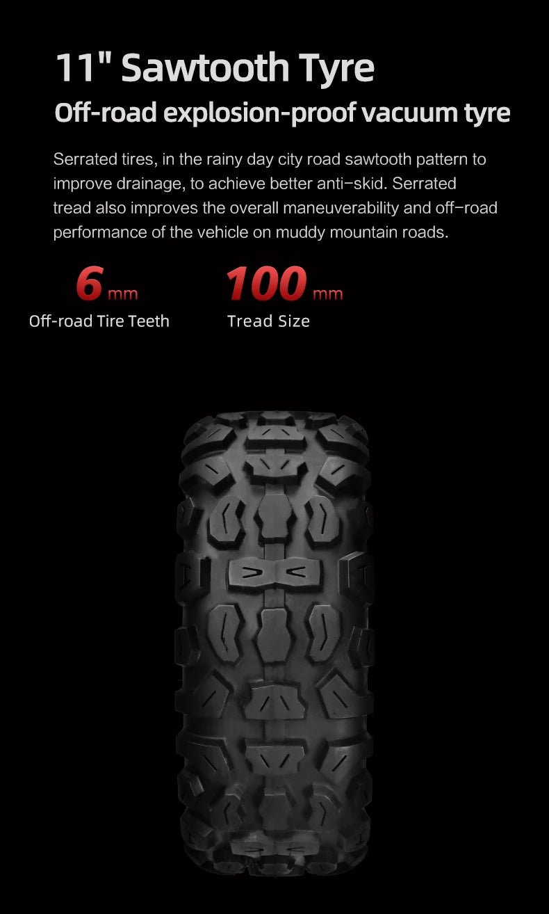 RoadFang S3-11 HydraBrake Street Predator | Twin-Engine 6000W Outlaw Scooter for Metal-Grade Speed & Night Raid Commutes