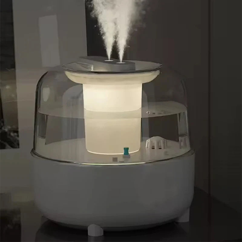 4L Air Humidifier Essential Oil Aroma Diffuser Double Nozzle Coloful LED Light Humidifiers Aromatherapy Diffuser