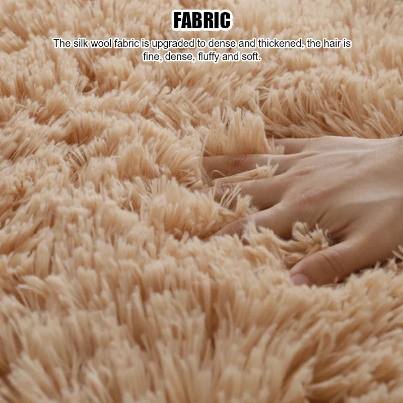 Living Room Rugs Aesthetic Bedroom Round Carpet Decoration Furry Comfort Carpet  Home Decor Pink Foot Mat Area Rug 2023 New