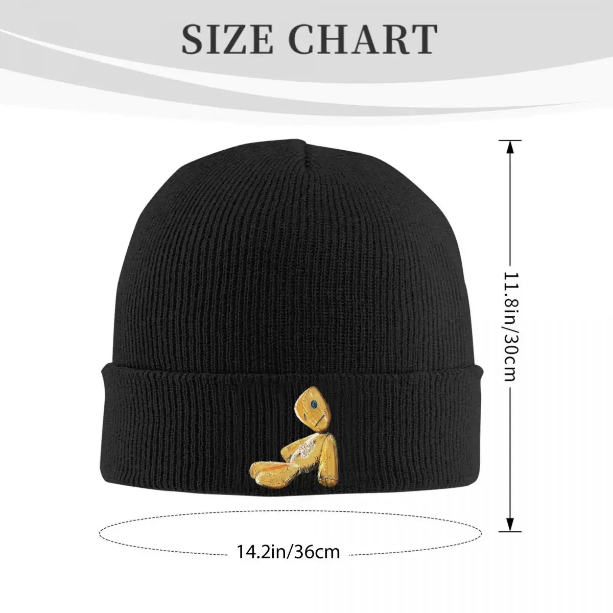 Korn Band Yellow Shield Knit Beanie Hat – Retro Unisex Warm Autumn Cap - Premium beanie from Lizard Vigilante - Just $19.99! Shop now at Lizard Vigilante