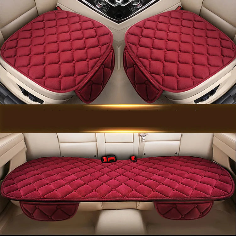 Premium Artificial Fur Car Seat Covers for Renault Kadjar F3 X45 - Front & Rear Velvet Cushions - Premium seat covers from Lizard Vigilante - Just $14.99! Shop now at Lizard Vigilante