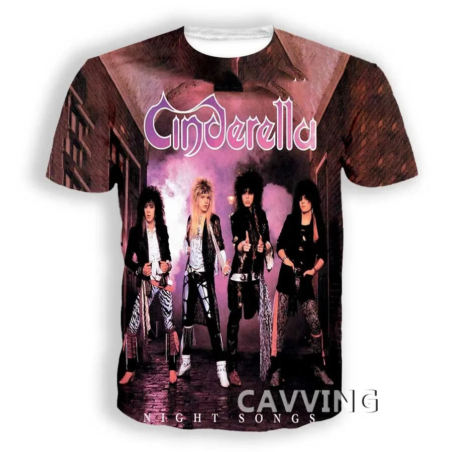 Cinderella Rock 3D Print Tee – Fierce Harajuku Vibes for Rebels & Royalty, Men’s & Women’s Summer Casual Streetwear - Premium tee from dsers - Just $10.99! Shop now at Lizard Vigilante