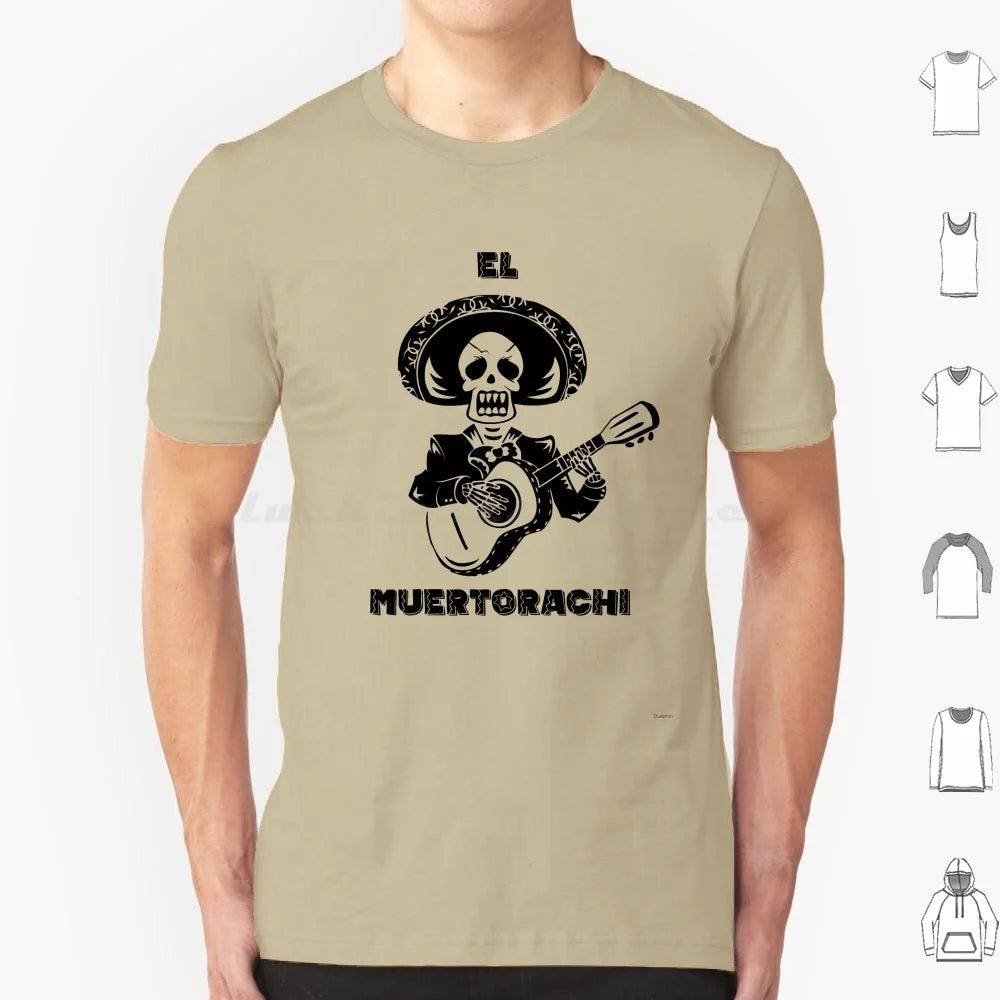 El Muertorachi T Shirt Men Women Kids 6xl El Mariachi Mexico Mexican Guitar Guitar Player Death Dead Day Of The Dead Skull - Premium T-Shirt from DS - Just $22.99! Shop now at Lizard Vigilante