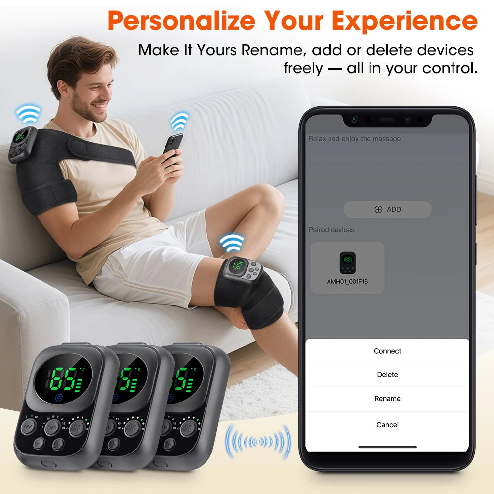 Hellfire 3-In-1 Shockwave Heated Knee Armor