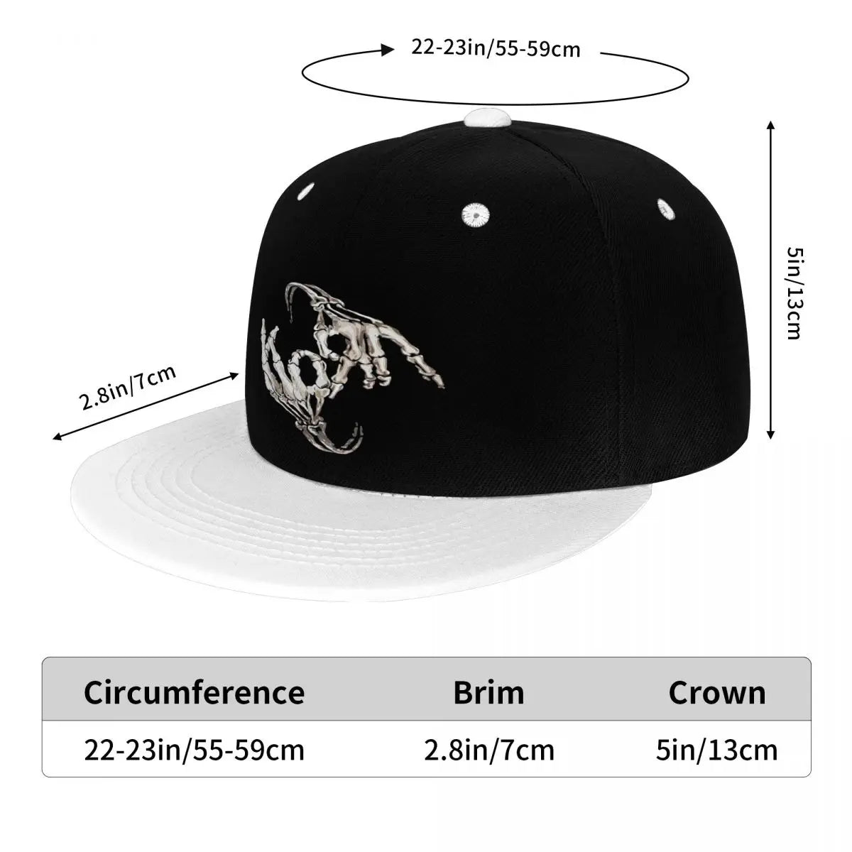 Korn Skeleton Fingers Baseball Cap – Adjustable Unisex Rock Band Hat - Premium cap from Add ds - Just $23.88! Shop now at Lizard Vigilante