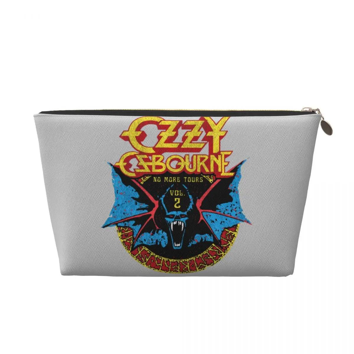 Custom Heavy Metal Rock Ozzy Osbourne Travel Toiletry Bag for Women Makeup Cosmetic Organizer Beauty Storage Dopp Kit - Premium makeup bag from Lizard Vigilante - Just $20.99! Shop now at Lizard Vigilante