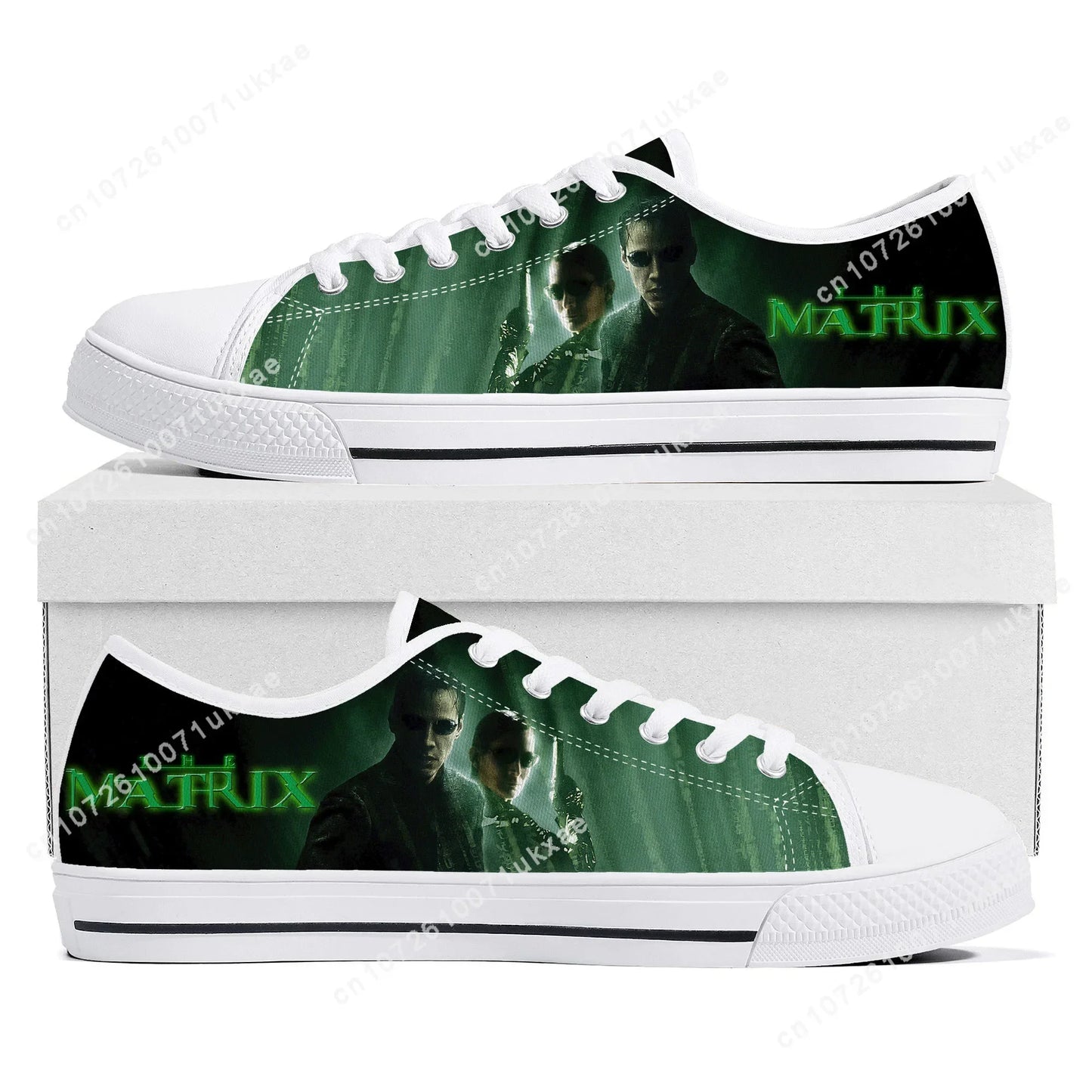 The Matrix Sneakers Movie Low Top Shoes Mens Womens Teenager Canvas High Quality Sneaker Casual ennis shoes - Premium sneakers from Lizard Vigilante - Just $39.99! Shop now at Lizard Vigilante