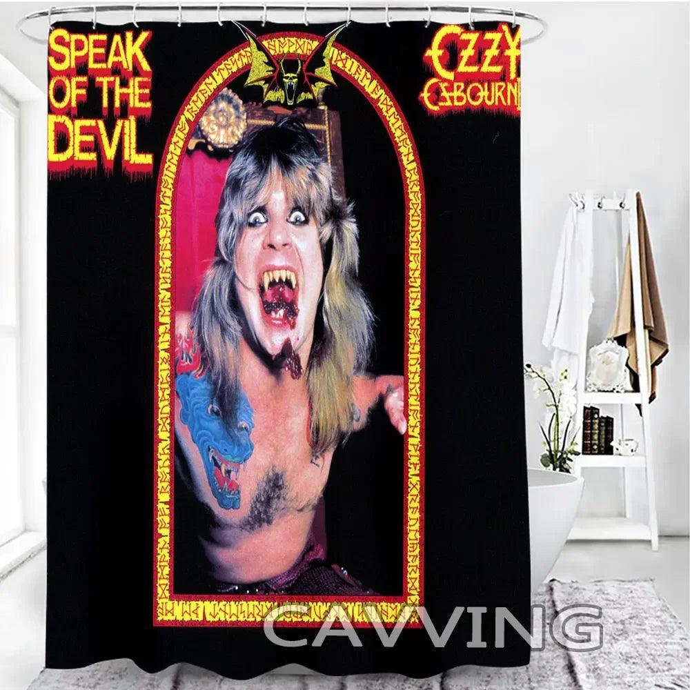 Headbang in the Bathroom: Ozzy Osbourne 3D Shower Curtain Set - Premium shower curtain from Lizard Vigilante - Just $34.99! Shop now at Lizard Vigilante