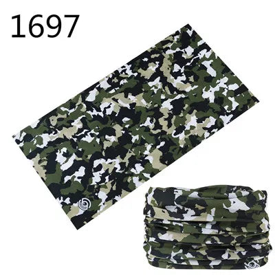 Camouflage Seamless Magic Bandana Buffs Neck Gaiter Paisley Headband Cycling Fishing Tube Face Shield Men Women Scarf Mask Cap - Premium neck gaiter from Lizard Vigilante - Just $5.99! Shop now at Lizard Vigilante