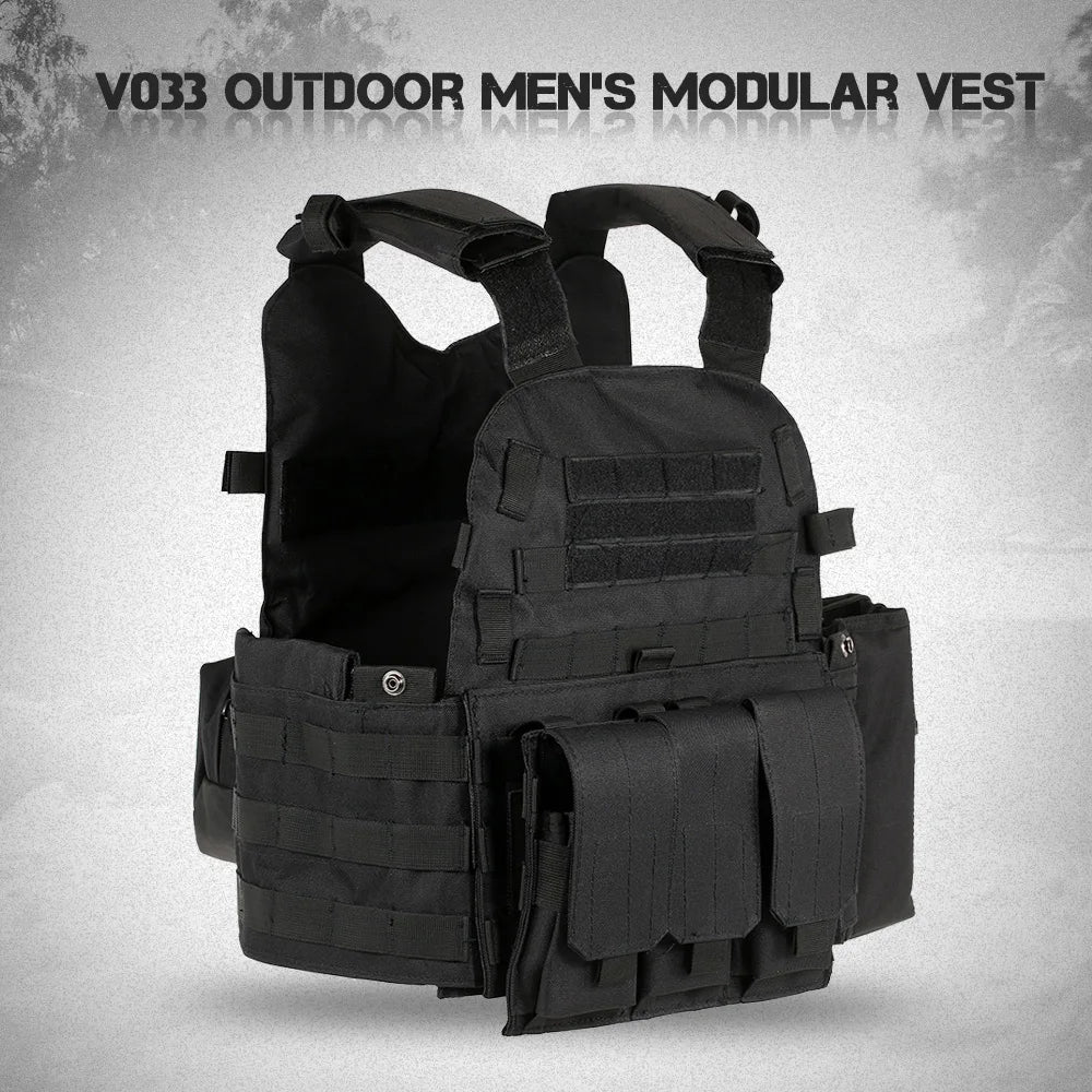 Tactical Vest - Versatile Outdoor Gear for Adventure - Premium outdoor vest from Lizard Vigilante - Just $47.99! Shop now at Lizard Vigilante