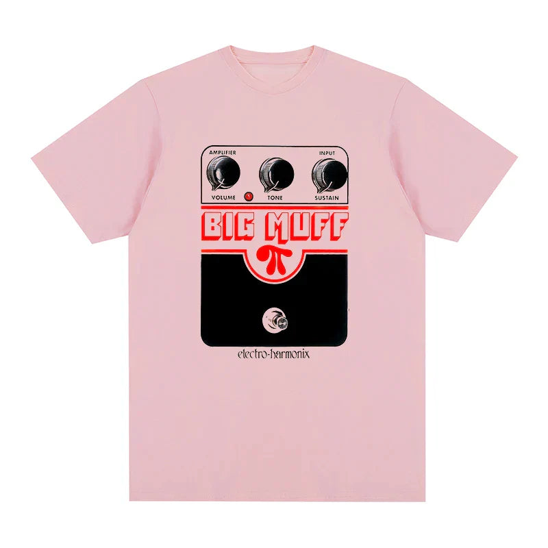 BIG MUFF T-shirt Guitar Pedal Effect of Jimi Hendrix Cotton Men T shirt Womens Tops - Lizard Vigilante