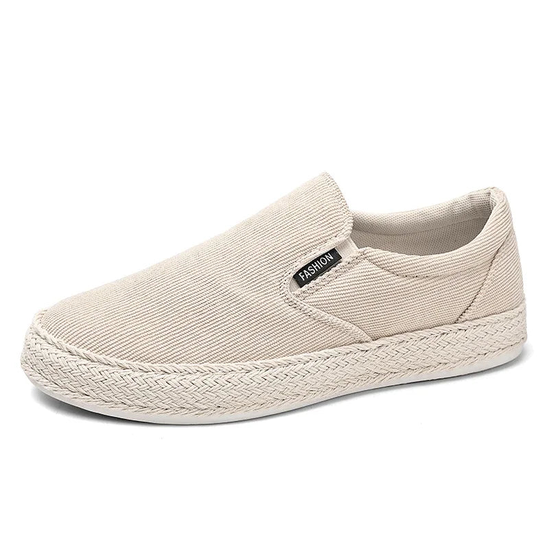 Effortless Cool: Canvas Loafers That Whisper 'Confidence - Premium Shoes from Lizard Vigilante - Just $43.88! Shop now at Lizard Vigilante