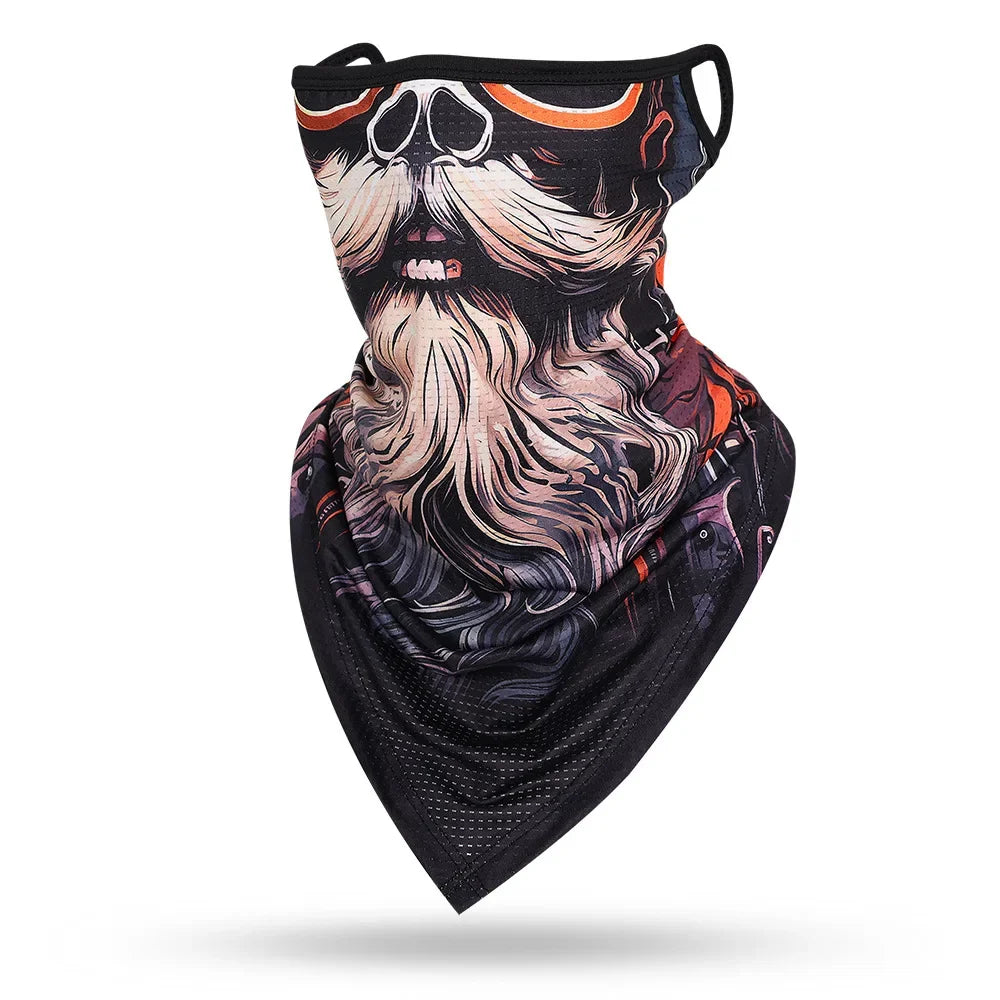 Beard Skull Face Balaclava - Versatile Protective Mask for Men and Women - Premium face mask from Lizard Vigilante - Just $17.99! Shop now at Lizard Vigilante