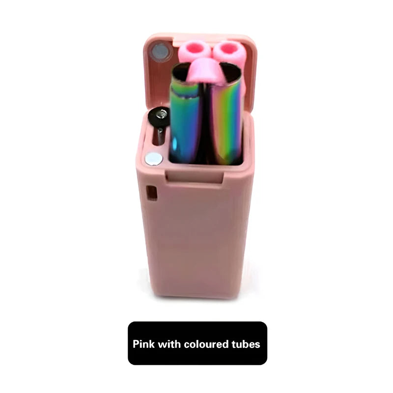 Foldable Stainless Steel Straw Set – Reusable 304 Steel with Silicone Tip, Eco-Friendly & Portable with Cleaning Brush - Premium straws from dsers - Just $25.99! Shop now at Lizard Vigilante