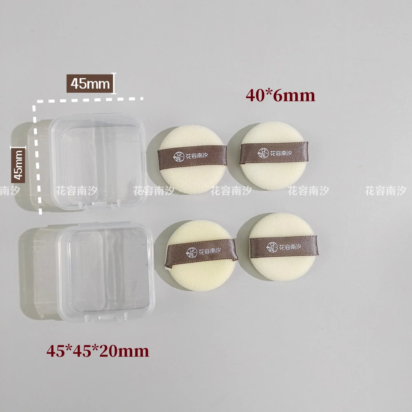Small Flocking Mini Replacement Puff Loose Powder Foundation Puff