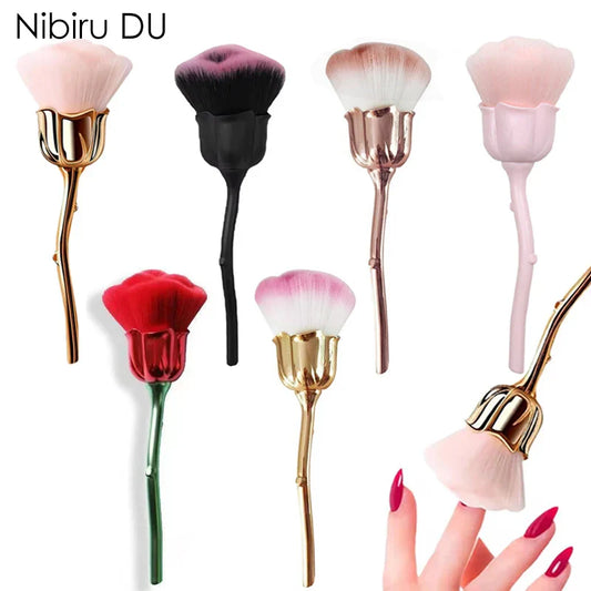 Flower Rose Nail Brush