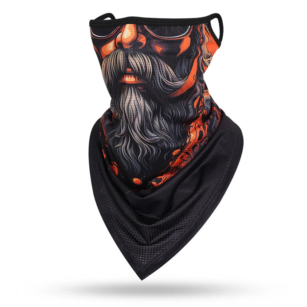 Beard Skull Face Balaclava - Versatile Protective Mask for Men and Women - Premium face mask from Lizard Vigilante - Just $17.99! Shop now at Lizard Vigilante