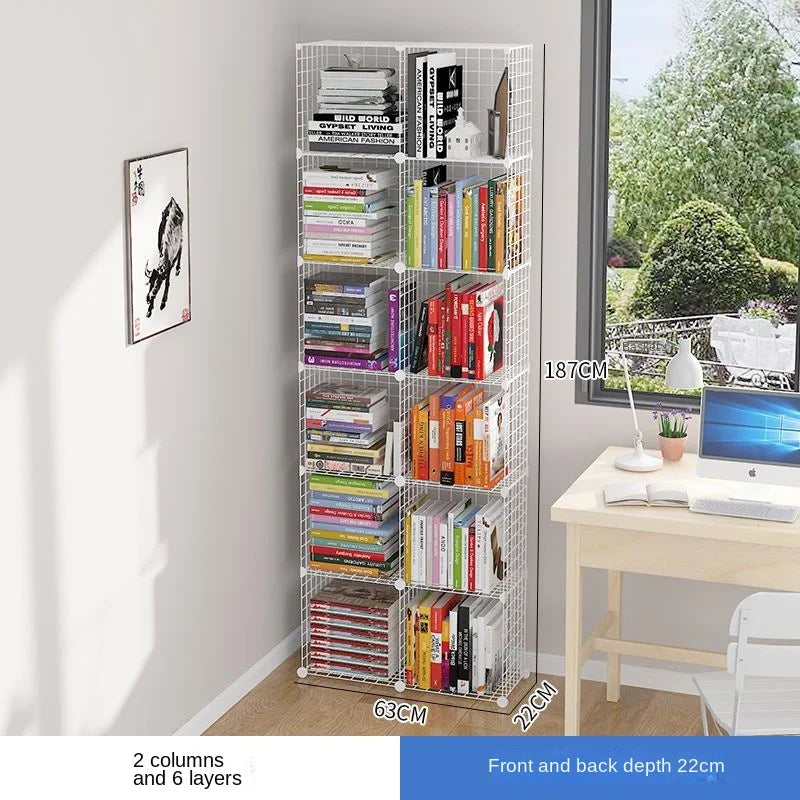 Furniture Bookstore Shelf Floating Bookshelf Bookcase For Books Home Storage Toy Desk Organization Room Shelves Mobile Library