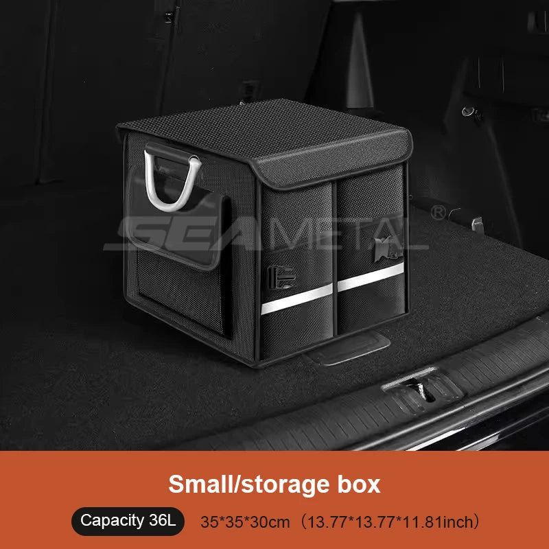 SEAMETAL Large Capacity Car Trunk Organizer 36L/72L/110L Foldable Car Storage Box Waterproof Storage Bag for Fishing Camping - Premium  from Lizard Vigilante - Just $8.99! Shop now at Lizard Vigilante