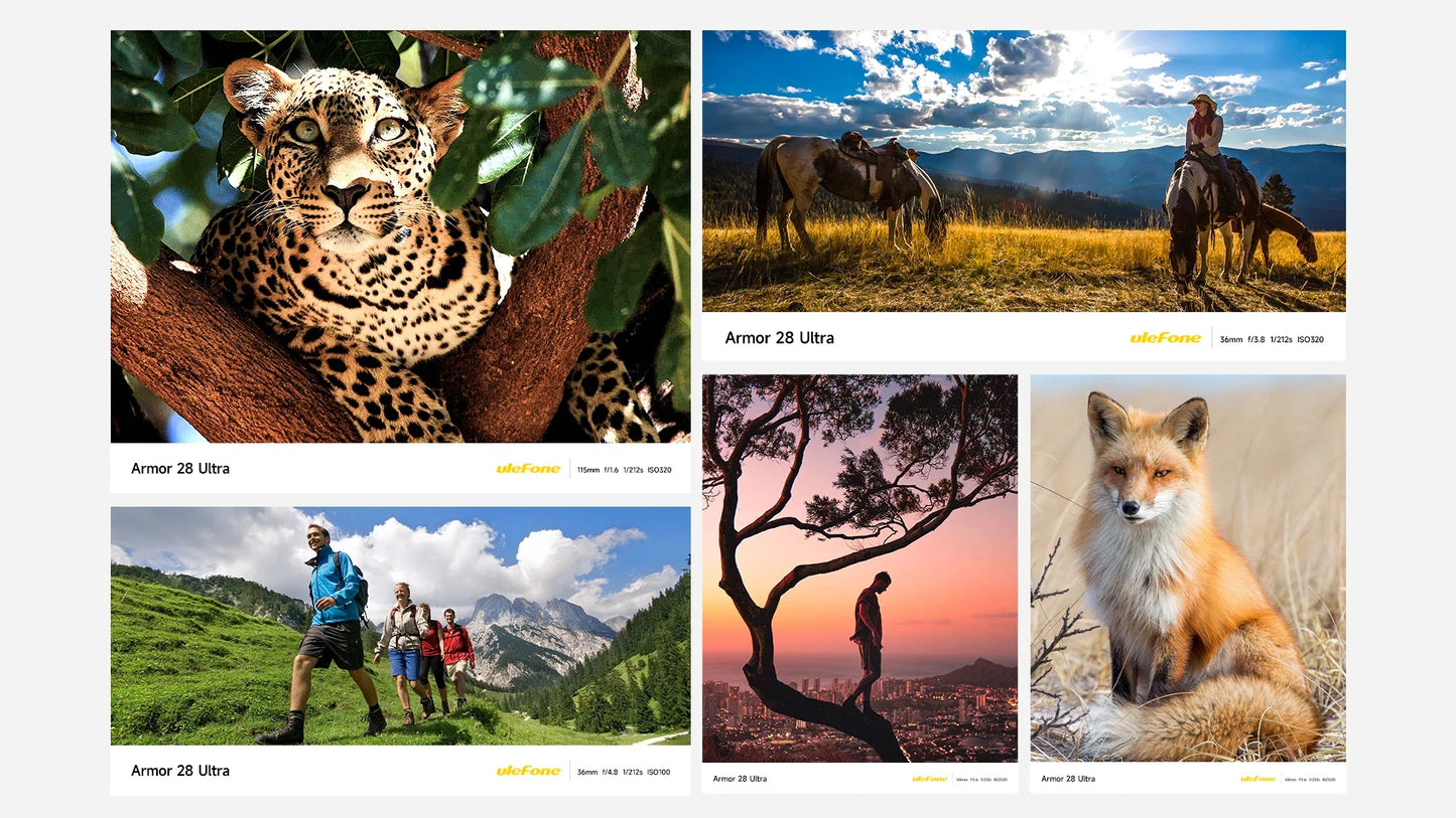 Ulefone Armor 28 Ultra 5G AI Thermal Imaging Rugged Phone Dimensity 9300+ 1TB ROM 32GB RAM Android Smartphone AMOLED Mobile
