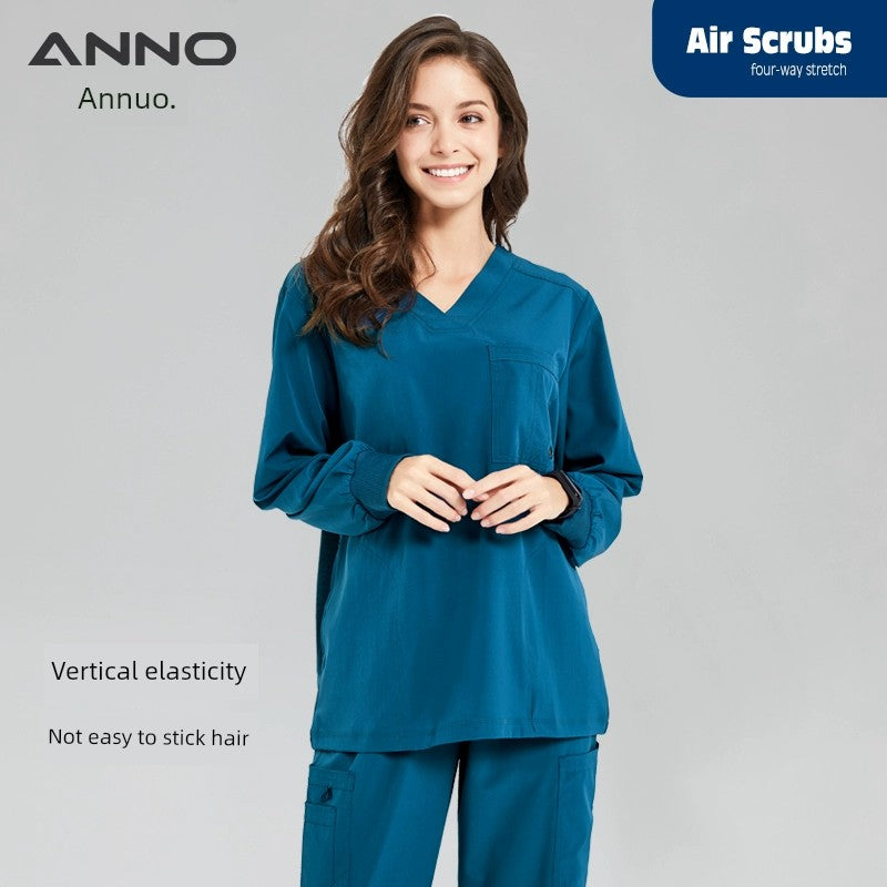 Anno Smooth Nurse Uniform for Men and Women | Comfortable Polyester & Spandex Scrub Set | Unisex Medical Uniform - Premium scrubs from Lizard Vigilante - Just $68.88! Shop now at Lizard Vigilante