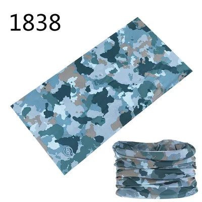 Camouflage Seamless Magic Bandana Buffs Neck Gaiter Paisley Headband Cycling Fishing Tube Face Shield Men Women Scarf Mask Cap - Premium neck gaiter from Lizard Vigilante - Just $5.99! Shop now at Lizard Vigilante