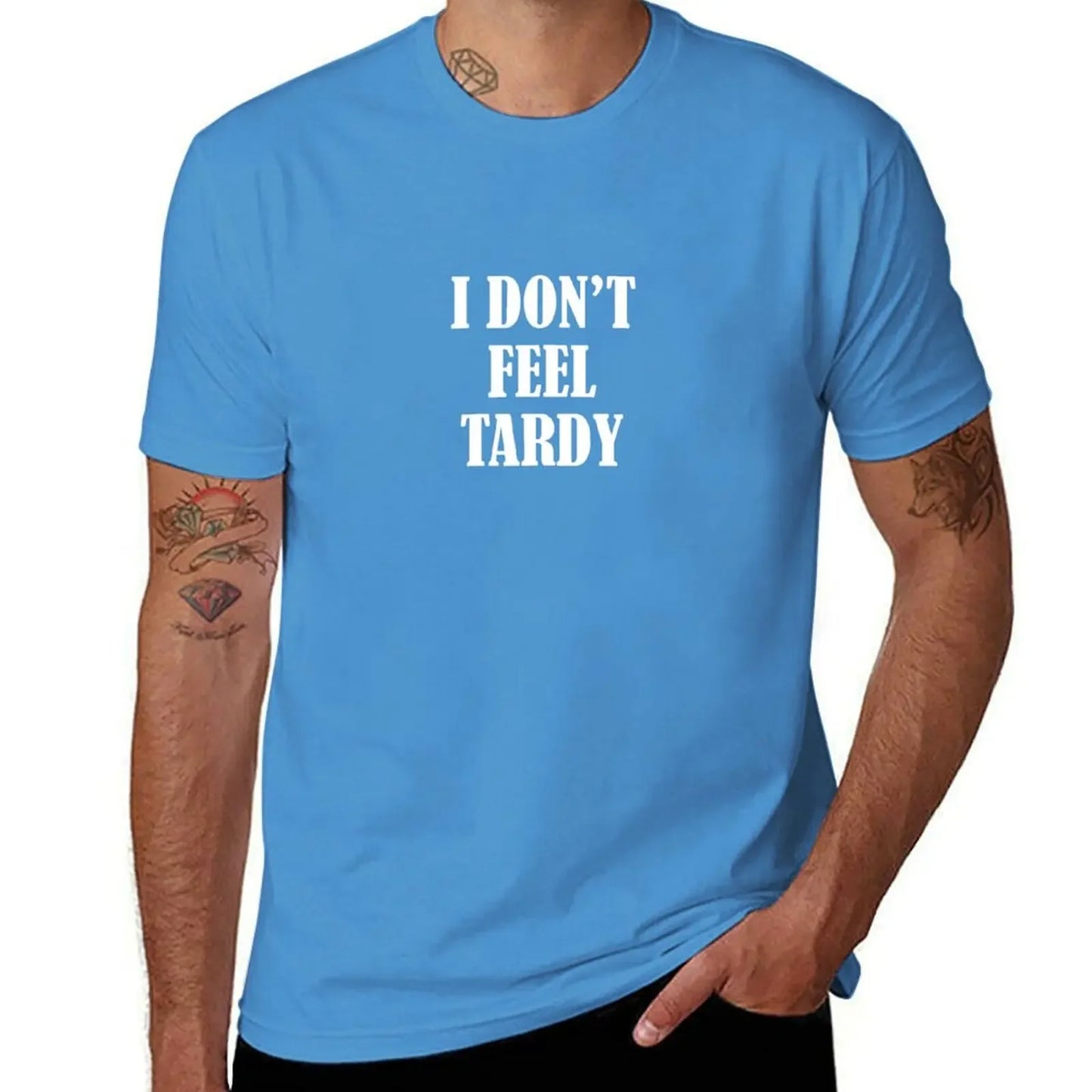 Van Halen "I Don’t Feel Tardy" T-Shirt – Funny Anime Graphic Tee for Men - Premium T-Shirt from Lizard Vigilante - Just $22.88! Shop now at Lizard Vigilante