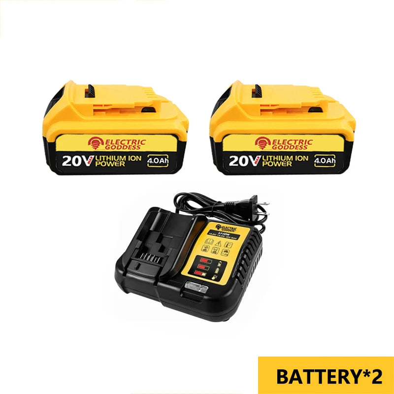 Electric Goddess PowerCore Lithium Battery – High-Performance, Long-Endurance 20V Battery Compatible with DeWalt - Premium battery from Lizard Vigilante - Just $54.99! Shop now at Lizard Vigilante