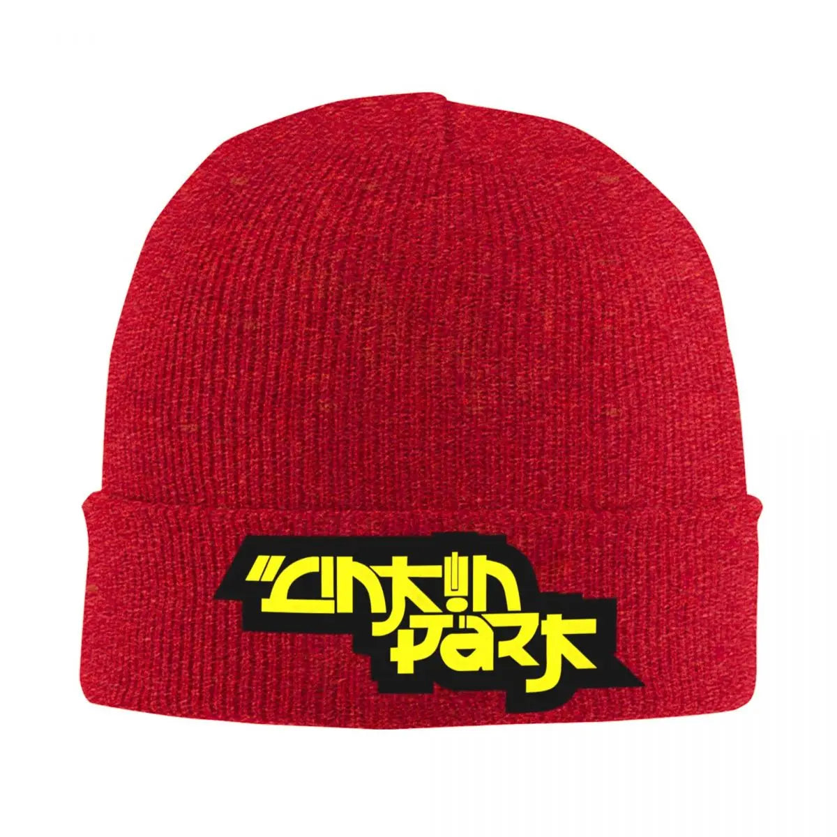 Linkin Park Yellow Logo Beanie Hat - Rock Nu-Metal Knit Cap for Adults & Unisex - Cozy Autumn Gift Idea - Premium unisex beanie from Lizard Vigilante - Just $22.88! Shop now at Lizard Vigilante