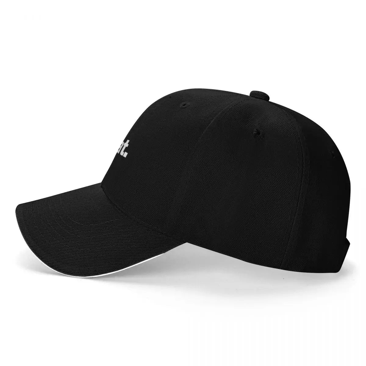 Brat. Rave Visor Baseball Cap Streetwear Adjustable Black Hat
