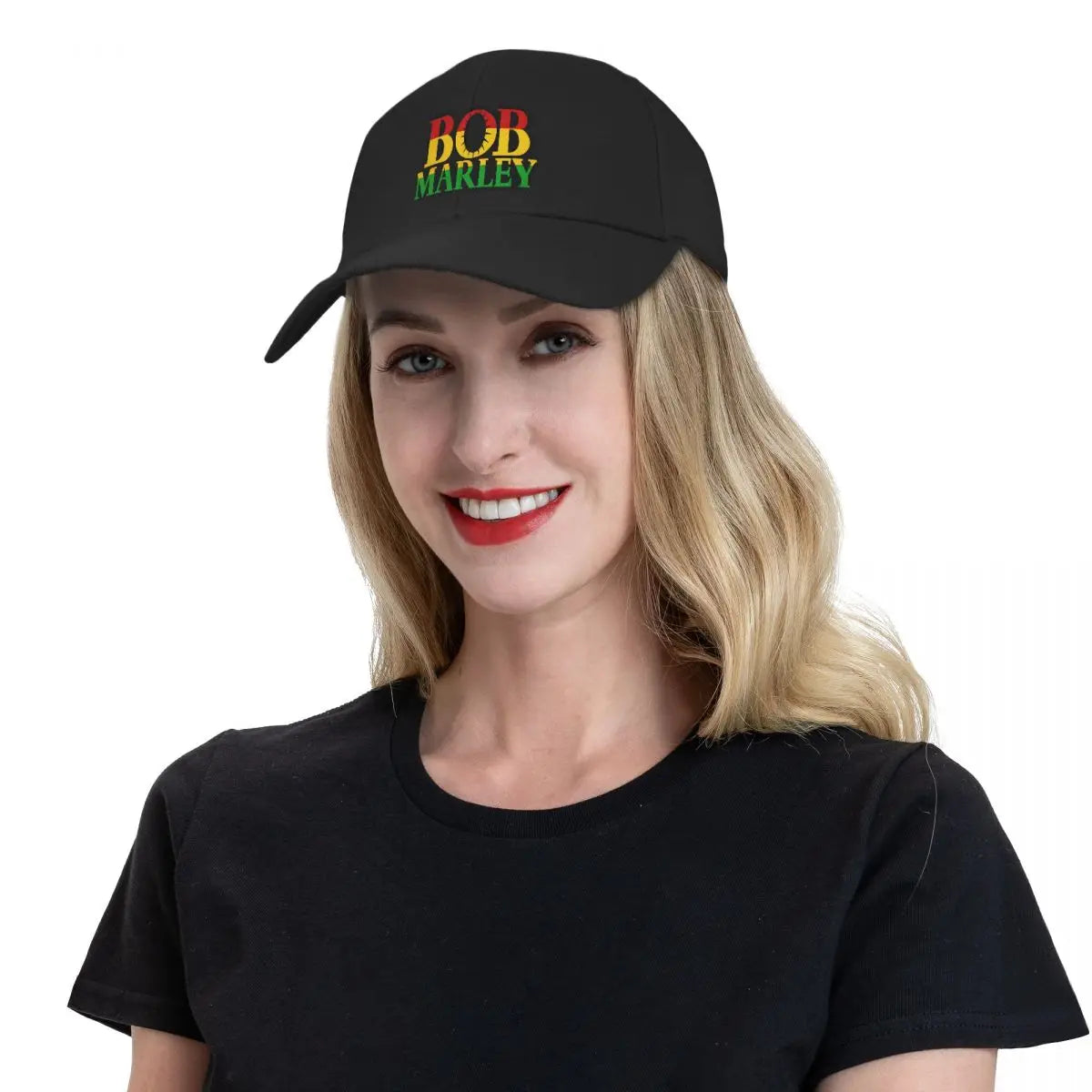 Bob Marley Jamaica Reggae Rock Baseball Cap - Unisex Adjustable Streetwear Dad Hat with Sun Protection - Premium hat from Lizard Vigilante - Just $23.88! Shop now at Lizard Vigilante