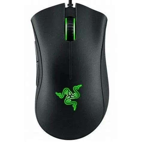 Black Razer DeathAdder Essential Wired Gaming Mouse Mice 6400DPI Optical Sensor 5 Independently Buttons For PC Gamer - Lizard Vigilante