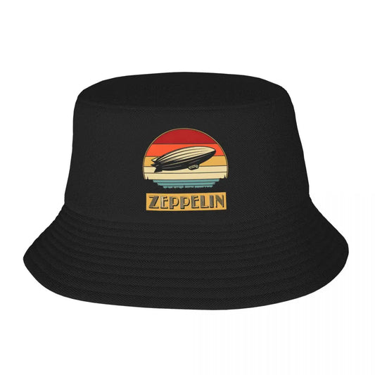 Led Zeppelin Bucket Hats Heavy Metal Band Merch Spring Headwear Street Woman Hot Sun Hat Bob Hat Fishing Hat Outdoor Sports - Premium bucket hat from Lizard Vigilante - Just $22.99! Shop now at Lizard Vigilante