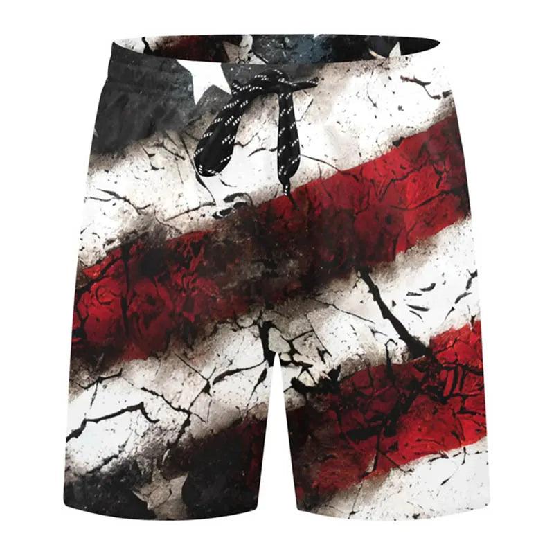 Skull Flowers 3D Printed Casual Shorts Summer Unisex Street Gothic Cool Sports Shorts Skateboarding Short Pants Man Unisex - Lizard Vigilante