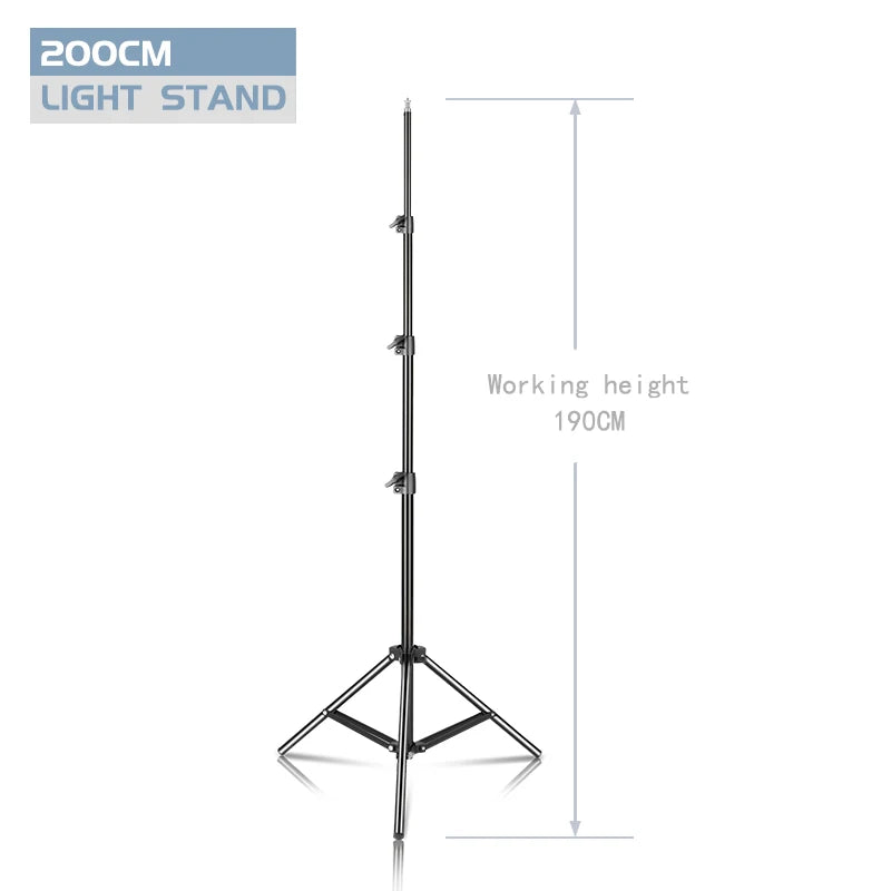 Heavy Duty Metal Aluminum Alloy Light Stand Tripod for Photo Studio Softbox Video Flash Reflector Lighting Background Stand - Premium light stand from Lizard Vigilante - Just $33.99! Shop now at Lizard Vigilante