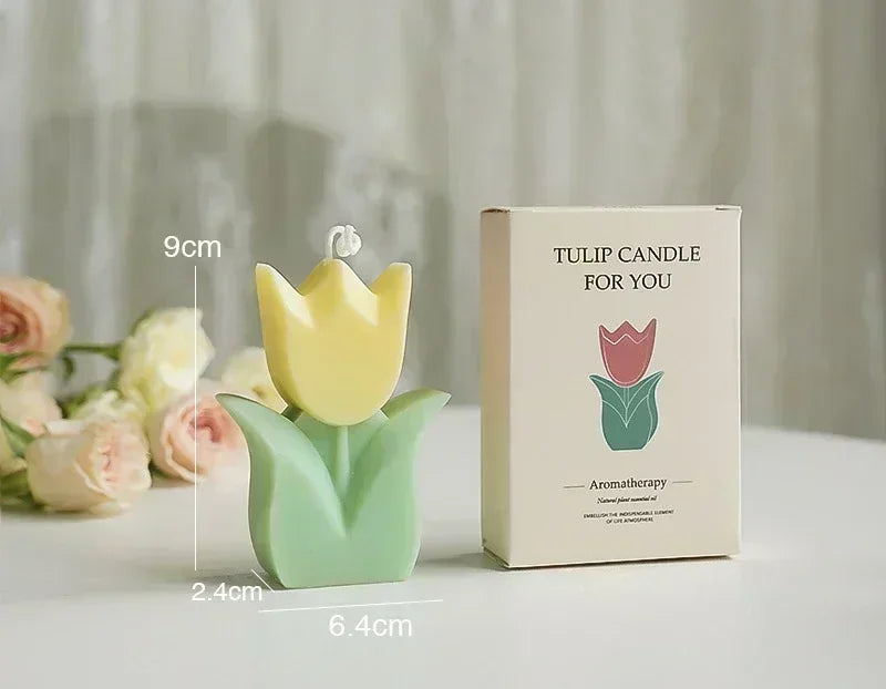 Exquisite Tulip-Fragrance Candles: Ideal Wedding Keepsakes, Luxurious Home Ambiance & Heartfelt Birthday Presents for Women